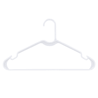 10-Pack Hangers Set, White