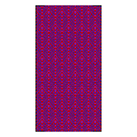 Aspen Navy Blue & Red Chevron Print Scatter Rug, 30x45