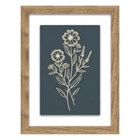 Honeybloom Flowers Framed Art, 6x8