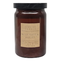 Honeybloom Wild Oats & Barley Scented Jar Candle, 18oz