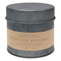 Honeybloom Farmhouse Mahogany Scented Jar Candle, 11oz