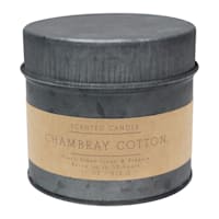 Honeybloom Chambray Cotton Scented Jar Candle, 11oz
