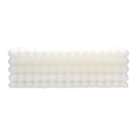 Crosby St. White Unscented Bubble Bar Candle, 3x3x8