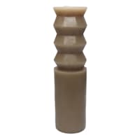 Crosby St. Brown Unscented Totem Pillar Candle, 2x8
