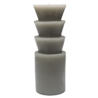 Crosby St. Grey Unscented Totem Pillar Candle, 2x6