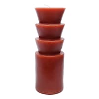 Crosby St. Red Unscented Totem Pillar Candle, 2x6
