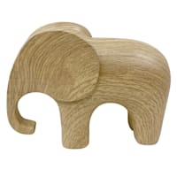 Found & Fable Ceramic Elephant Figurine, 7"