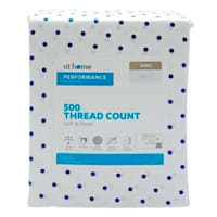 4-Piece Dot Print 500 Thread Count Cotton Blend Sheet Set, King