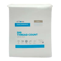 4-Piece White 500 Thread Count Cotton Blend Sheet Set, King