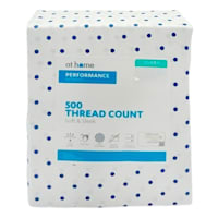 4-Piece Dot Print 500 Thread Count Cotton Blend Sheet Set, Queen