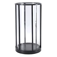 Crosby St. Black Metal Lantern, Medium