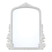 Providence White Tabletop Mirror, 10x12