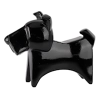 Black Dog Figurine, 6x4