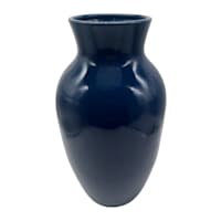 Blue Porcelain Vase, 14"