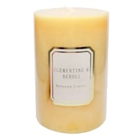 Providence Clementine & Neroli Scented Pillar Candle, 4x6