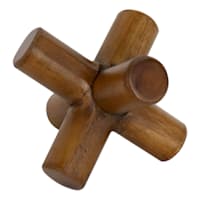 Crosby St. Wooden Sphere Decor, 4"