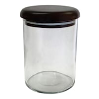 Bistro Wood & Glass Storage Jar, Medium