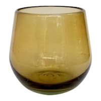 Honeybloom Recycled Glass Stemless Wine Glass