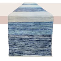Ty Pennington Blue & White Striped Cotton Table Runner, 72"