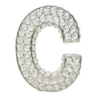 Clear Crystal Monogram Letter, C