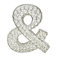 Clear Crystal Monogram Letter, &