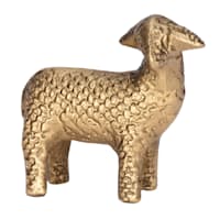 Honeybloom Gold Lamb Table Decor, 4"