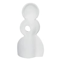 White Metal Decor, 8"