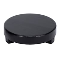 Black Wood Round Riser, 8"