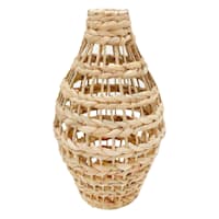 Natural Wicker Woven Vase, 16"