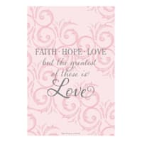 3-Pack Faith Hope Love Scented Sachet