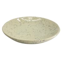 Honeybloom White Speckled Decorative Bowl, 9"