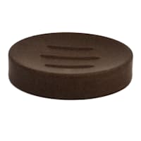 Crosby St. Denn Black Soft Touch Soap Dish, 4.8"