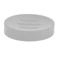 Crosby St Denn Grey Soft Touch Soap Dish, 4.8"