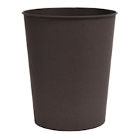 Crosby St. Denn Black Soft Touch Wastebasket, 9.3"