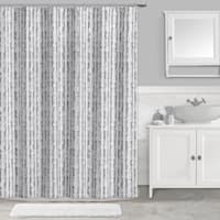 Crosby St. Distressed Stripe Shower Curtain, 70x72