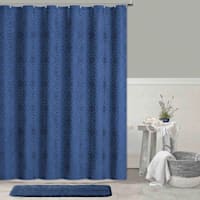 Providence Blue Shower Curtain, 70x72