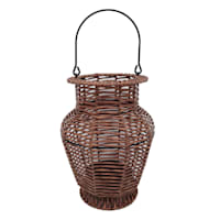 Providence Rattan Lantern, 8x10
