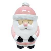 Pink christmas cookie jar