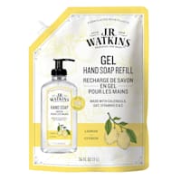 JR Watkins Hand Soap Gel 34 Fl Oz Lemon Refill