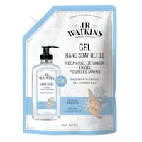 JR Watkins Ocean Breeze Hand Soap Gel Refill, 34fl oz