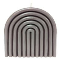 Grey Unscented Rainbow Arch Candle, Large