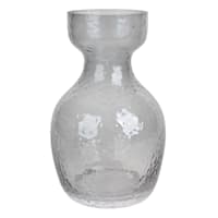 Found & Fable Grey Textured Ceramic Vase, 7"