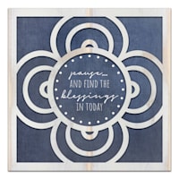 Blessings Sentiment Wall Sign, 10"