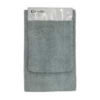 2-Piece Aqua Noodle Bath Rug Set, 17x24/20x32