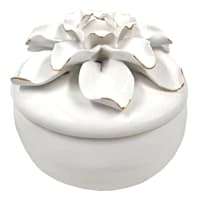 Providence 3D Floral Ceramic Box, 5x4
