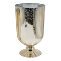 Providence Gold Distressed Mercury Glass Vase, 12"