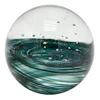 Tracey Boyd Half Stripe Glass Ball, 3"