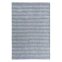 Grey Tonal Striped Accent Rug, 2x3
