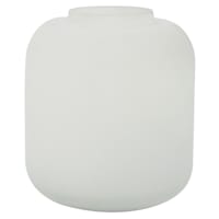 Ty Pennington White Glass Vase, 5"