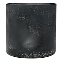 Ty Pennington Black Hurricane Glass Candle Holder, 6"